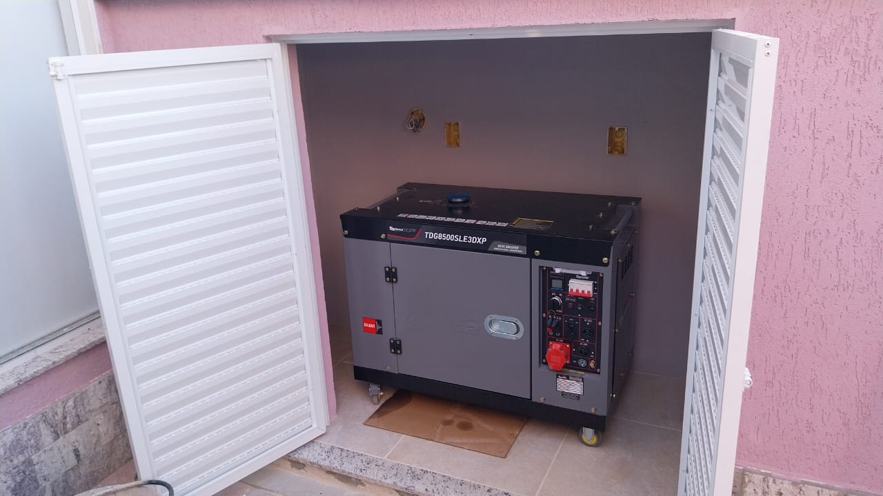 Antes - Instalação de Gerador