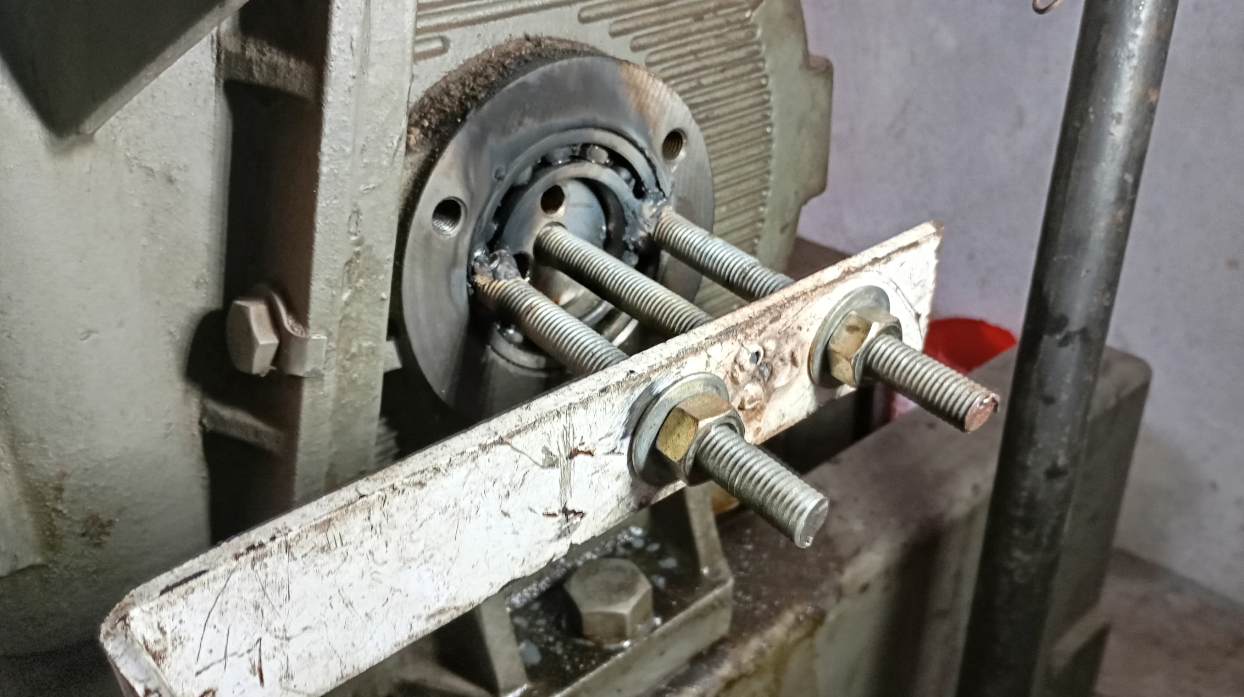 Antes - Troca de Rolamento de Peso